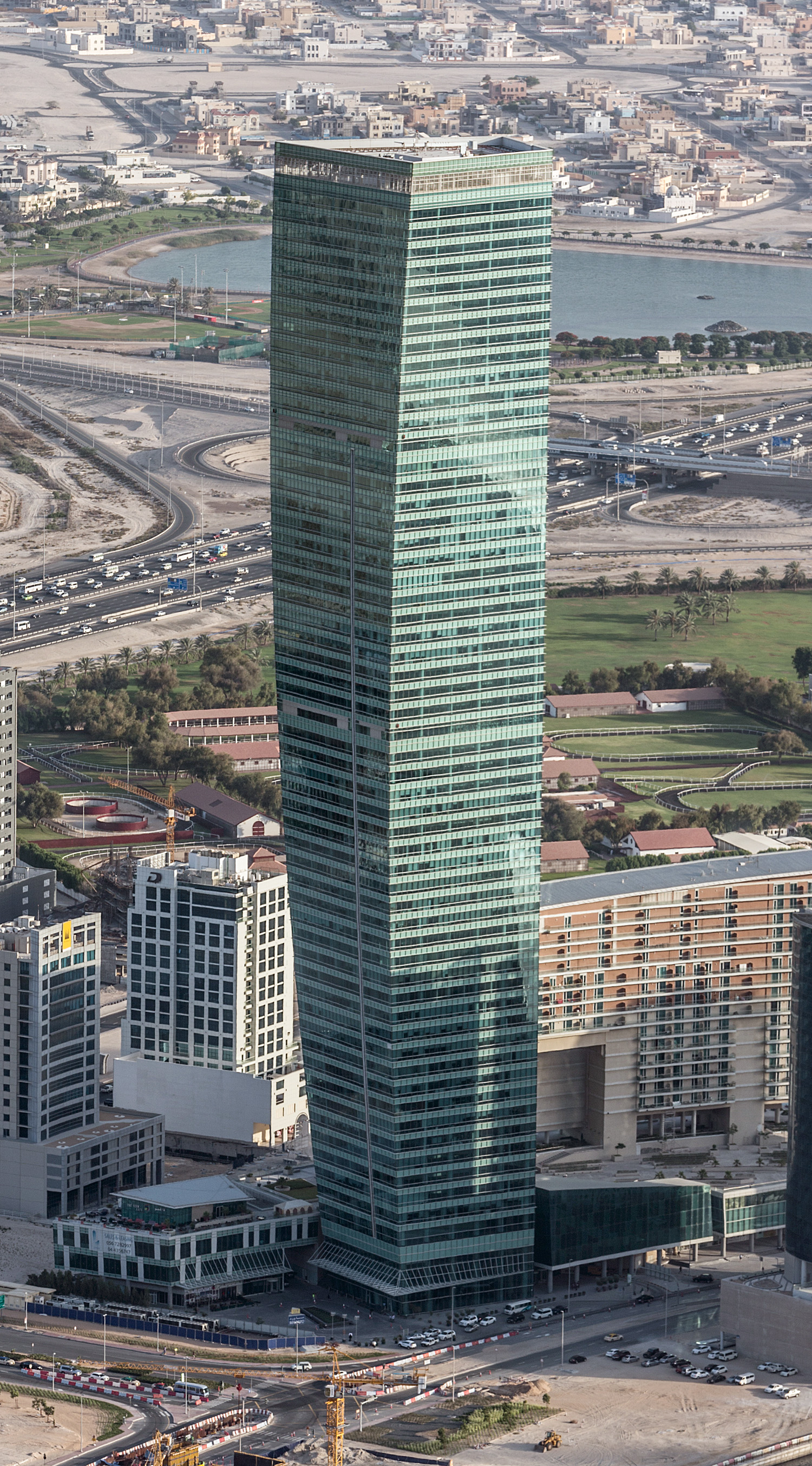 U-Bora Tower 1, Dubai - View from Burj Khalifa. © Mathias Beinling